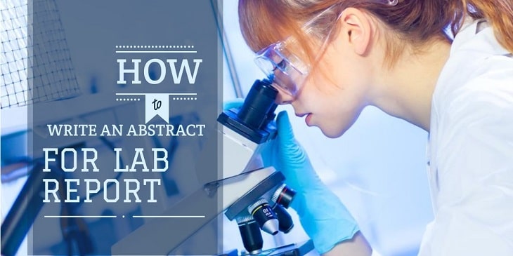 how to write abstract lab